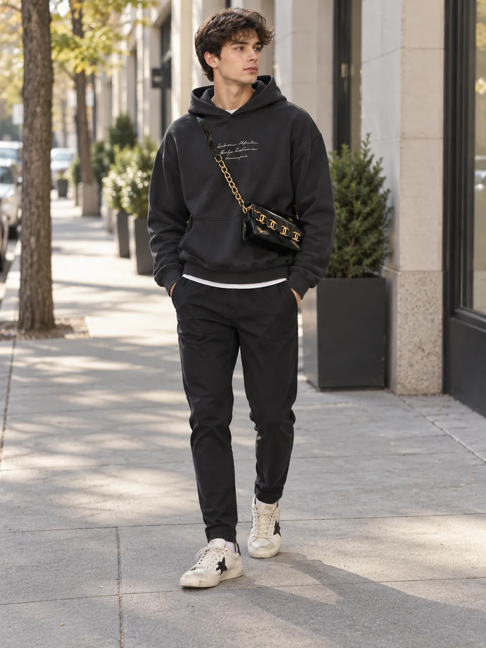 Winter streetwear outfit idea